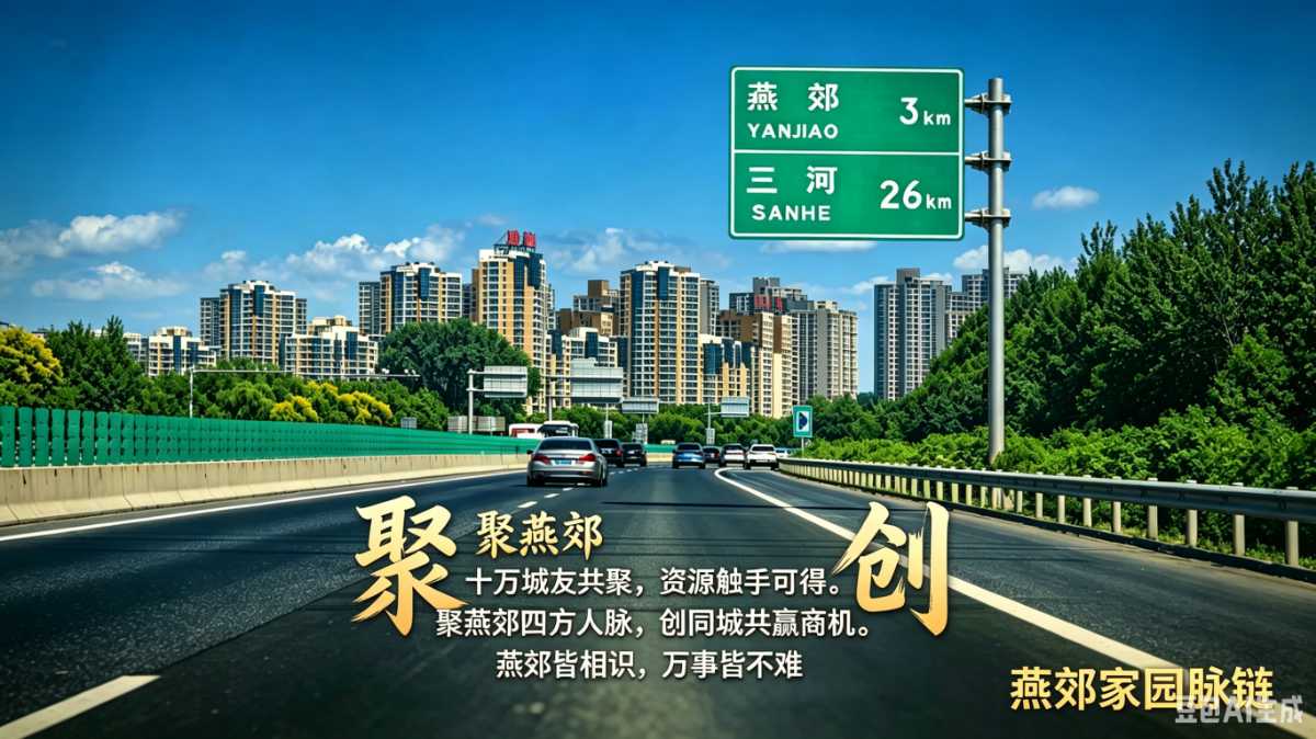 聚燕郊四方人脉 创同城共赢商机